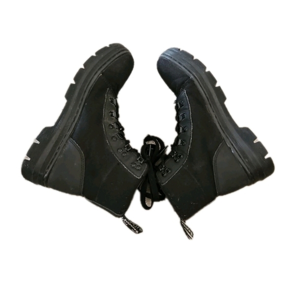 Dr. Martens Womens Combs Black Stylish Lace-Up Lightweight Utility Boots 8 - Picture 7 of 13